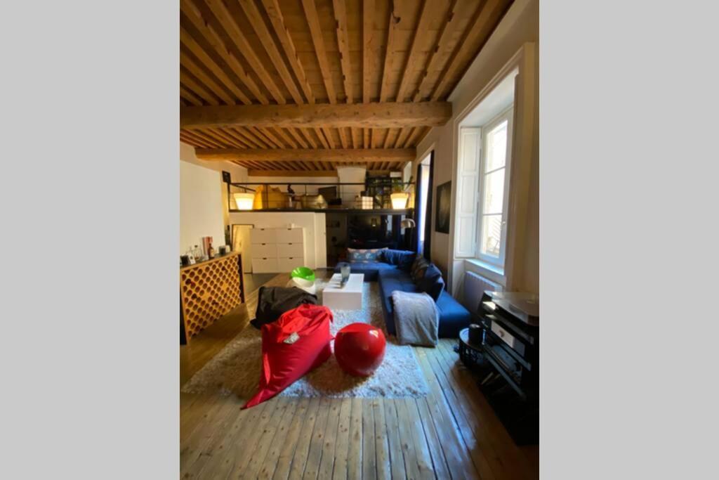 Esprit Loft Design Hyper Centre Lyon 1Er Apartment Luaran gambar